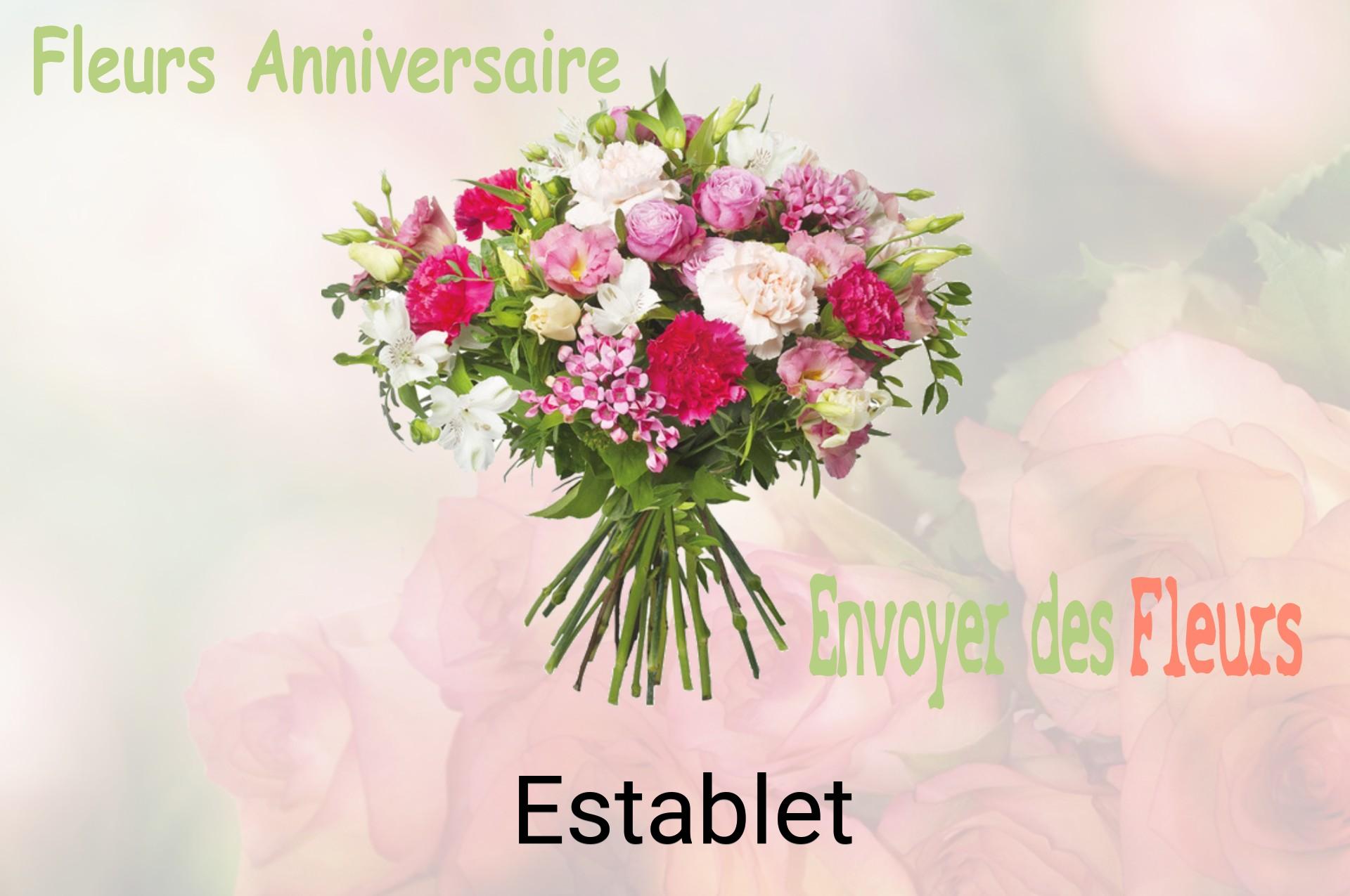 Bouquet de fleurs d’anniversaire livré à Establet